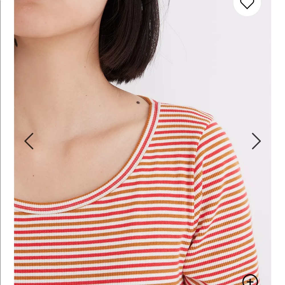 Striped Madewell Swingy Tee Dress - XS - Picture 2 of 7